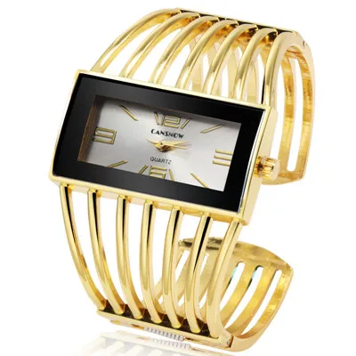 Gold white Reloj mujer новые роскошные женские часы браслет Женские кварцевые наручные часы розовое золото женские часы zegarek damski - Цвет: Gold white