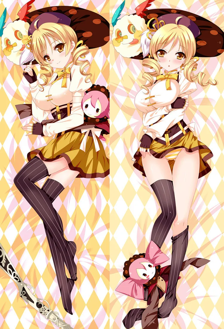 Японское аниме Puella Magi Madoka Magica персонаж сексуальная девушка Tomoe Mami otaku Dakimakura