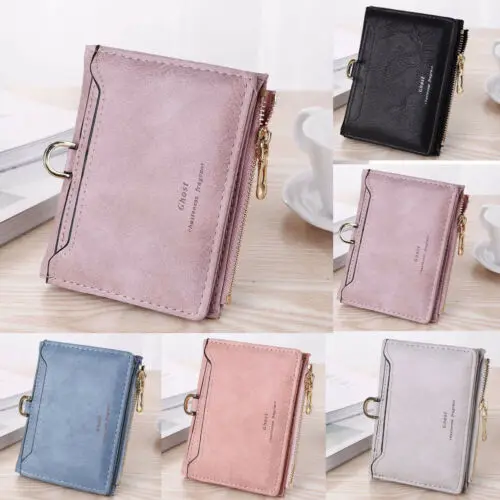 Small Women Fashion PU Zipper Solid Wallet Lady Coin Pocket Purse Clutch Bag | Багаж и сумки