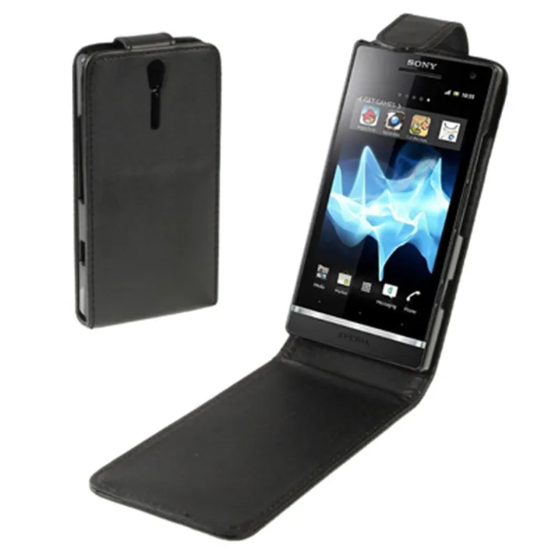 Кожаный чехол для мобильного телефона Sony Xperia S/LT26i с полным покрытием смартфона sony