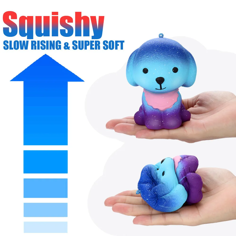 

Squishy Toy Cute Adorable Squishies Galaxy Puppy Slow Rising Fruit Scented Stress Relief Toy Gift Funny Gift For Children *25