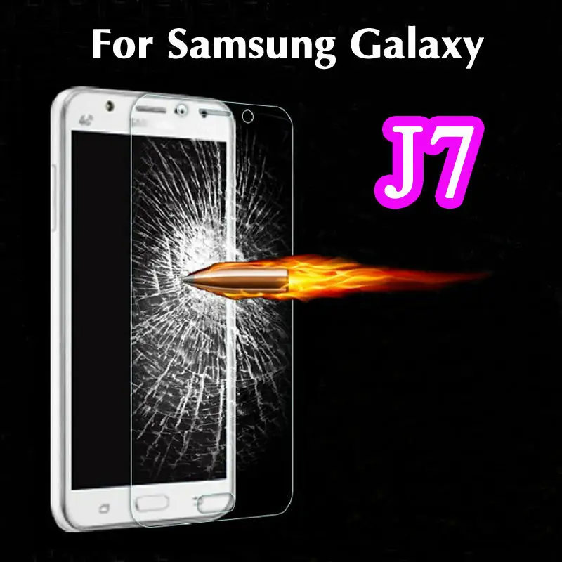 Взрывозащищенное закаленное стекло 0 3 мм защитная пленка для Samsung Galaxy J7 J700F J700H