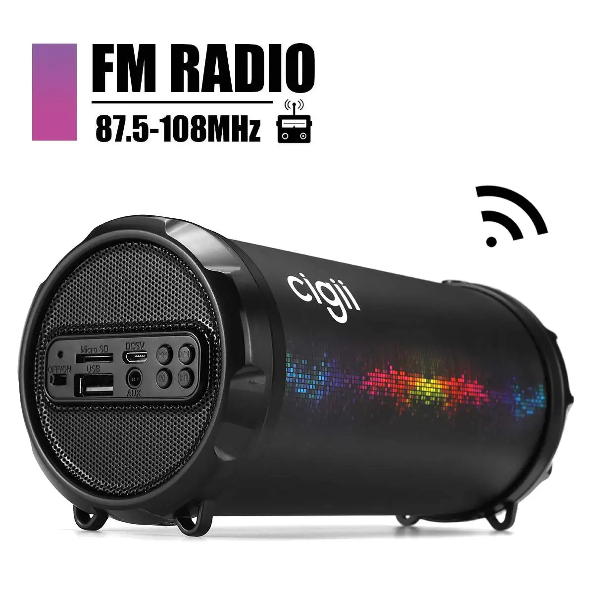 Portable bluetooth Speaker Subwoofer Wireless Music Player Outdoor Party Mini altavoz Speakers With Mic Suport FM AUX USB SD