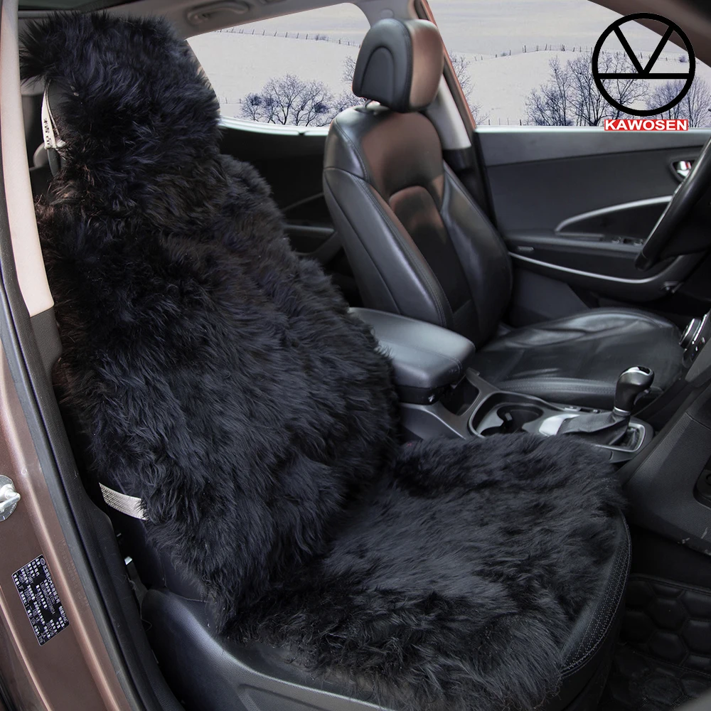 100% натуральная меховая Австралийская овчина автомобильные чехлы на сиденья
