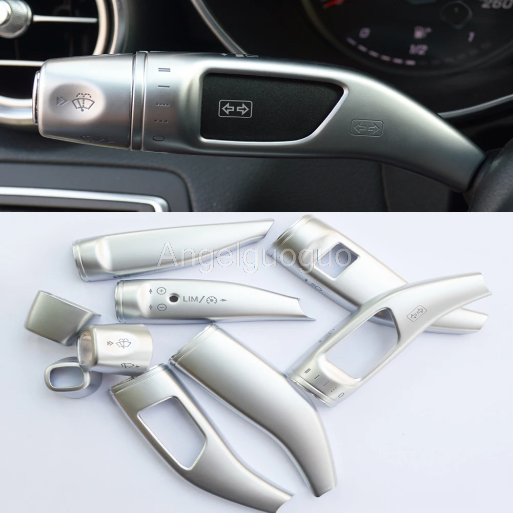 ABS автомобильный рычаг переключения стеклоочистителя круиз блестки Чехлы рамка