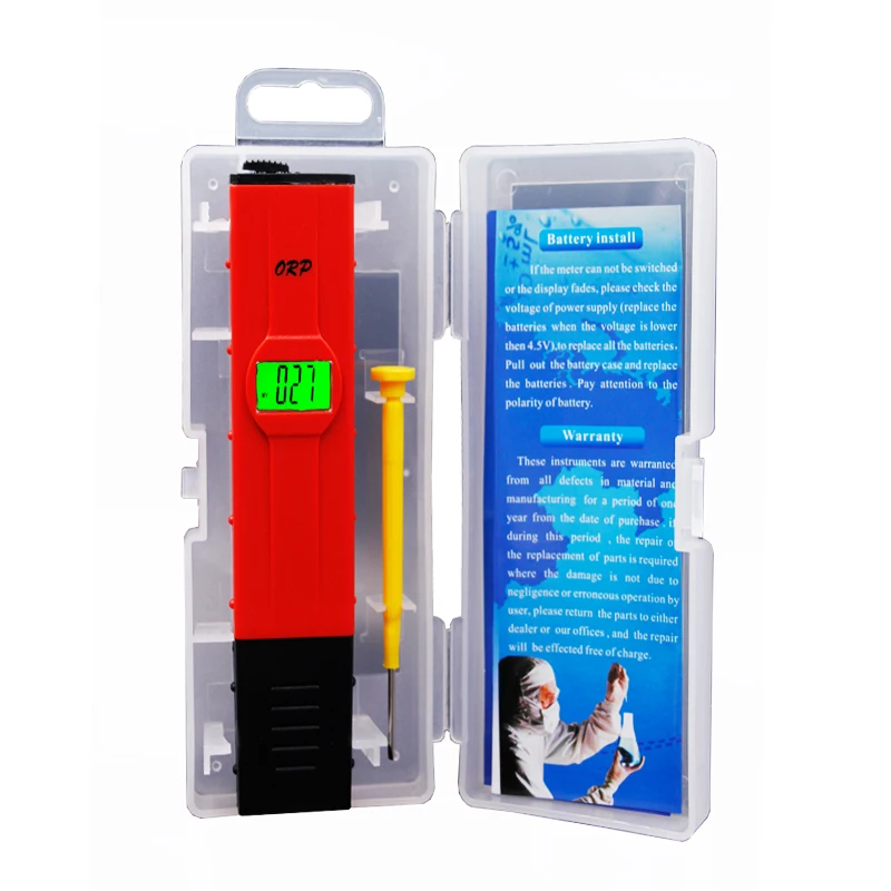 DHL FEDEX 50 шт./лот Горячая продажа LCD цифровой новый тип красная ручка ORP ph тестер