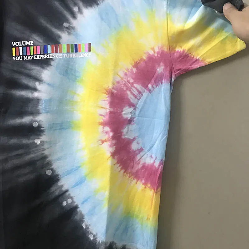 Новинка Трэвиса Скотта Astroworld фестиваль Run Tie Dye футболка для мужчин и женщин высокое качество ASTROWORLD Трэвиса Скотта футболки