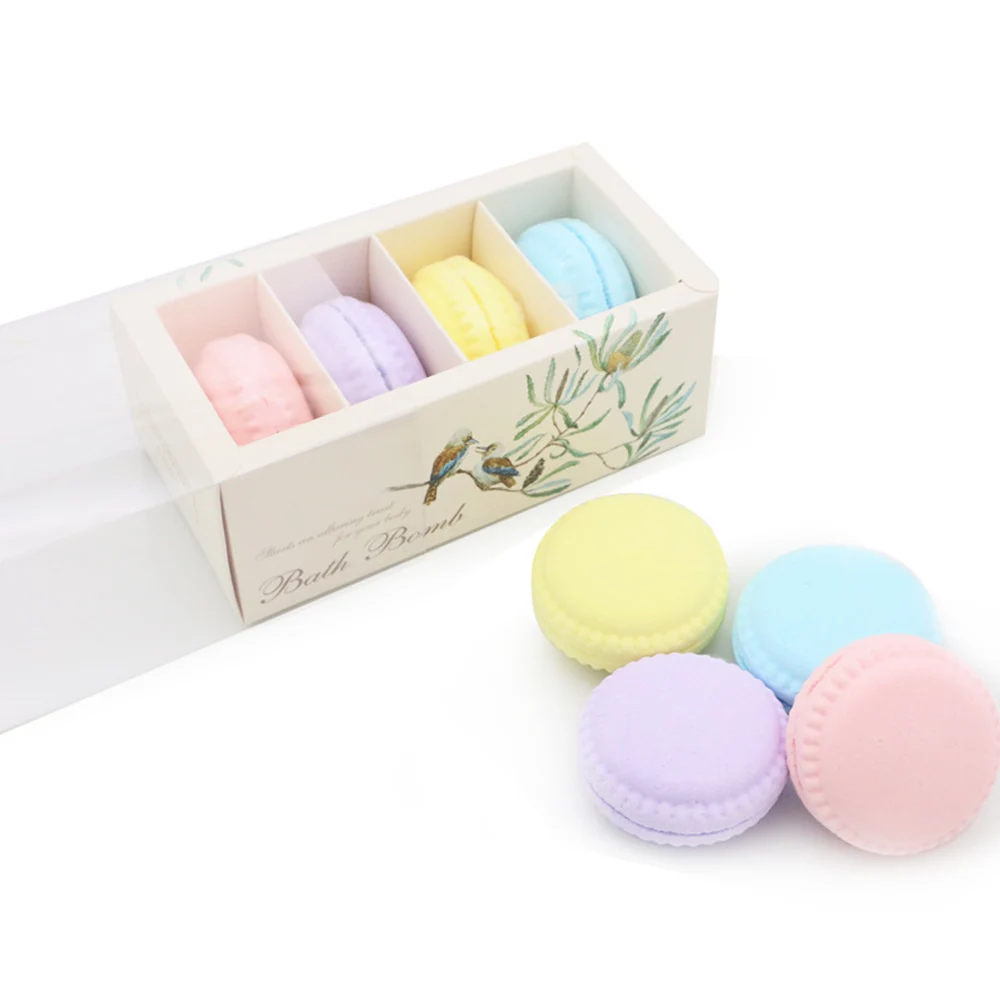 Fizzy Macaron банные бомбы соль Органическая банная бомба подарочный набор клубника