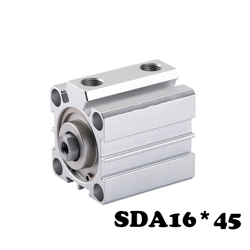 SDA16 * 45 Standard Cylinder Thin Aluminum Alloy Double-action Single Bar 45mm Pneumatic Cylinder. |