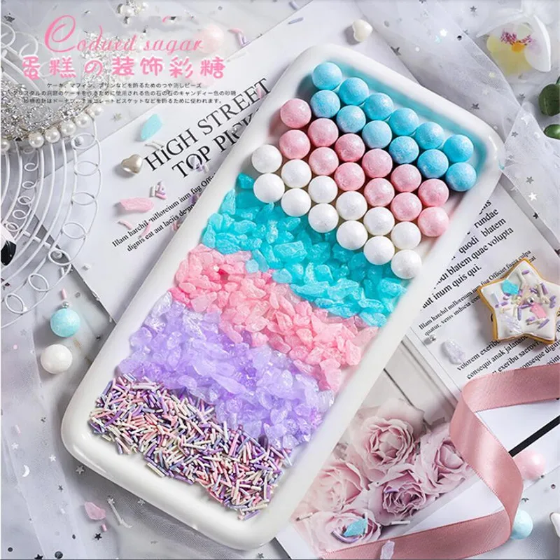 Цветные бусины сахарные пончики леденцы украшения для торта на день рождения
