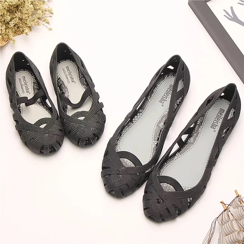 Женские Прозрачные Сандалии Mini Melissa летние детские сандалии прозрачная обувь