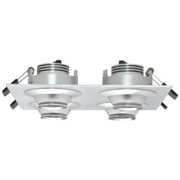 12w focusable four head led downlight square | Освещение
