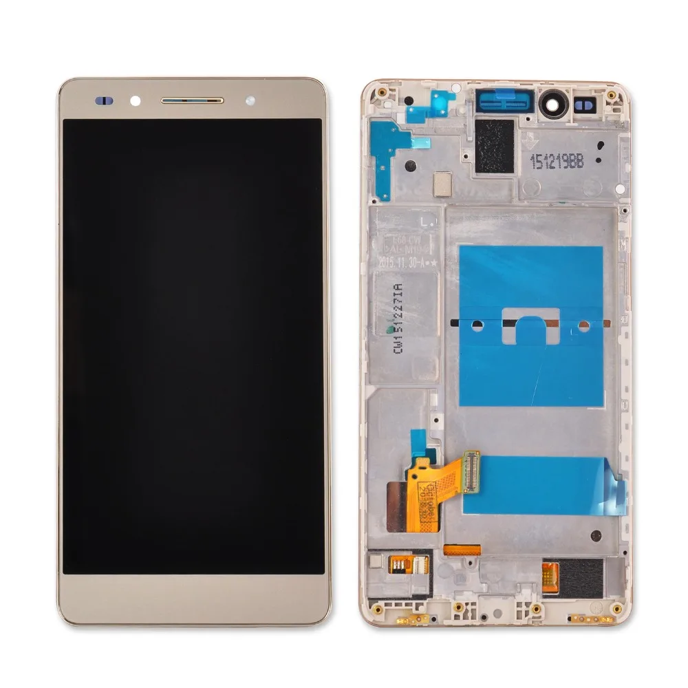 Для Huawei Honor 7 с рамкой ЖК дисплей сенсорным экраном дигитайзер стекло в сборе