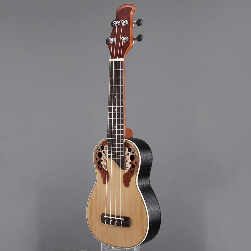 21 дюймов Ukulele 4 струнные Музыкальные инструменты профессиональный Picea Asperata
