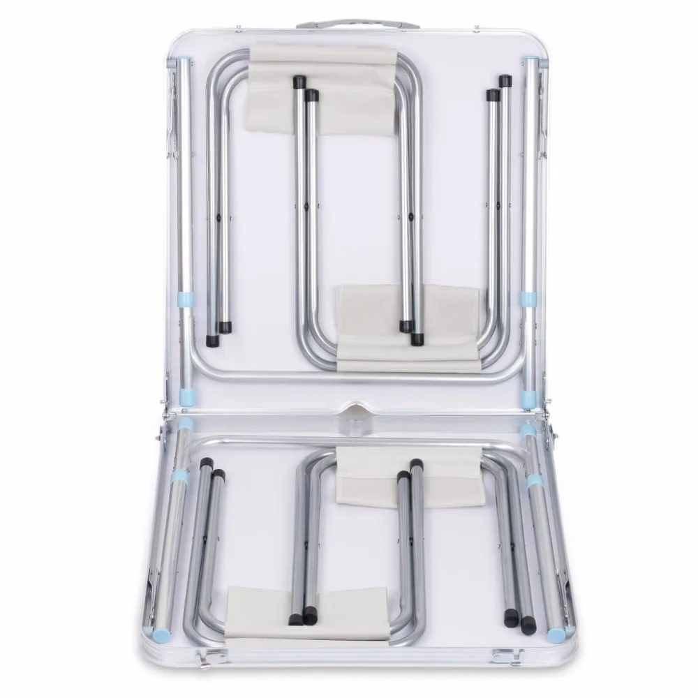 Finether Портативный Регулируемый Открытый Стол Сверхлегкий высота алюминиевый