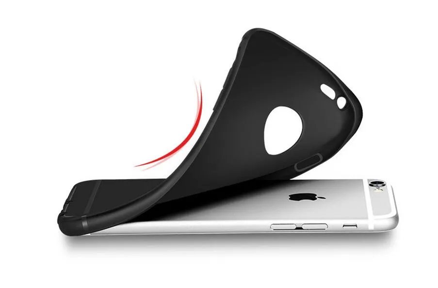 100 шт Новый роскошный Тонкий силиконовый чехол для iPhone XS Max XR Чехол черный мягкий