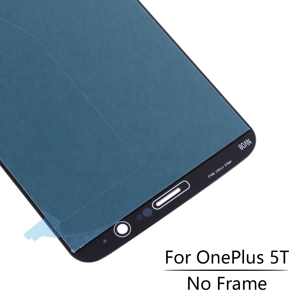 Оригинальный AMOLED ЖК дисплей для Oneplus 5T A5010 сенсорный экран дигитайзер One Plus