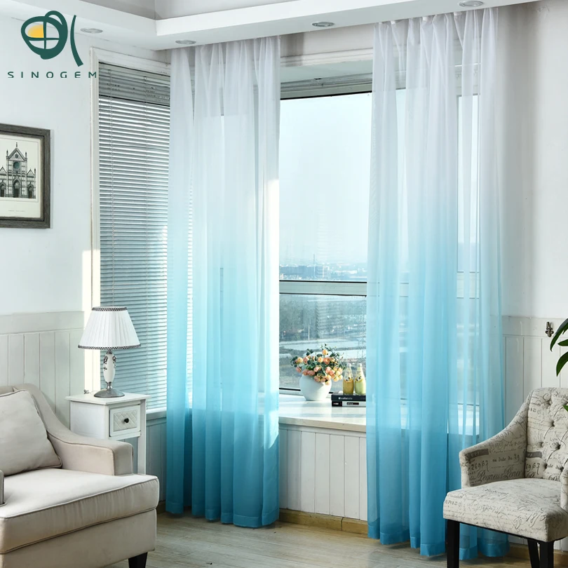 Sinogem тюлевые шторы для гостиной домашний текстиль детские украшения спальни
