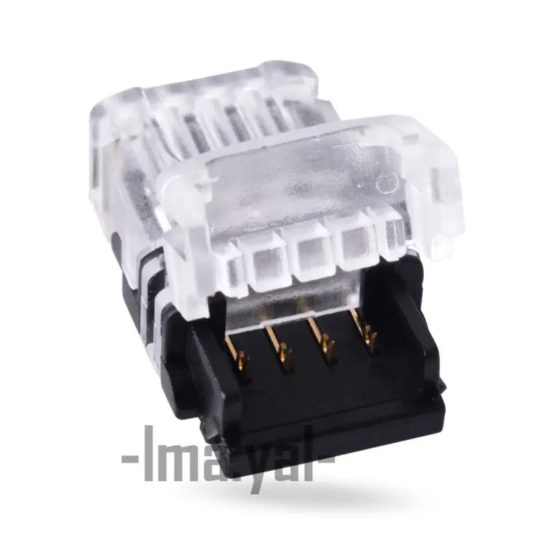 2017 2PIN 4pin 10MM 12MM Led Connector Wire For 5050 SMD RGB RGBW Single Color Strip Light | Обустройство дома