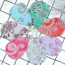 4 30 пара/лот женские цветочные серьги из искусственной кожи - Окраска металла: 4