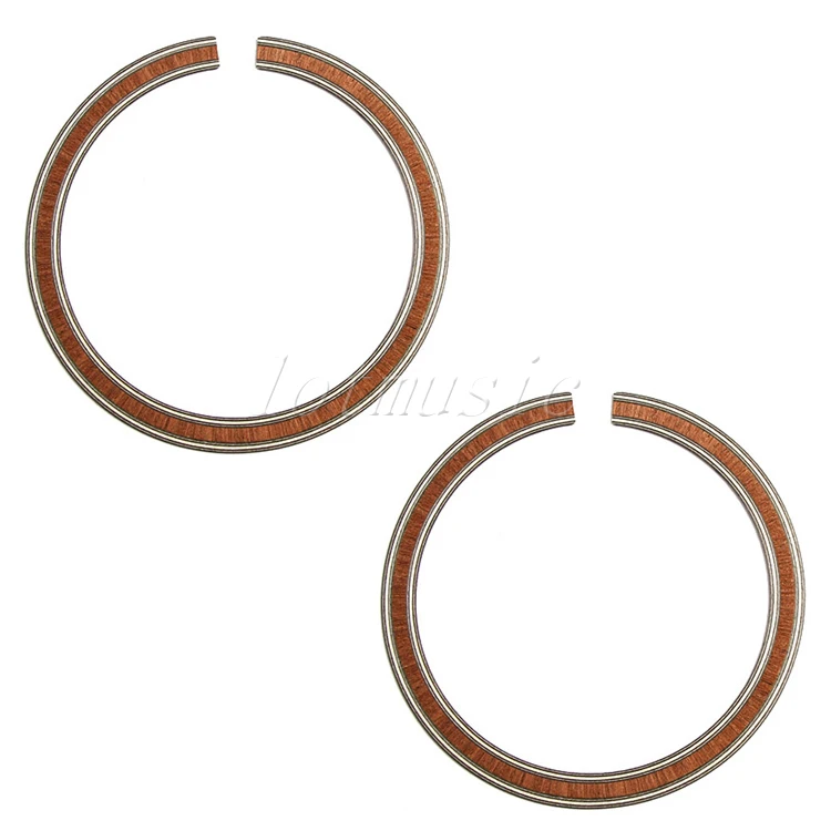 Soundhole розетка Наклейка Стикер для акустической классической гитары Части черный с красным узором