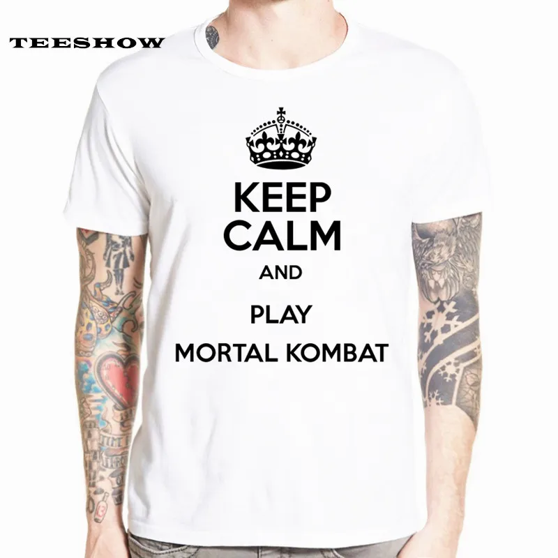 Летняя новая модная повседневная футболка Mortal Kombat 11 с новым принтом популярная