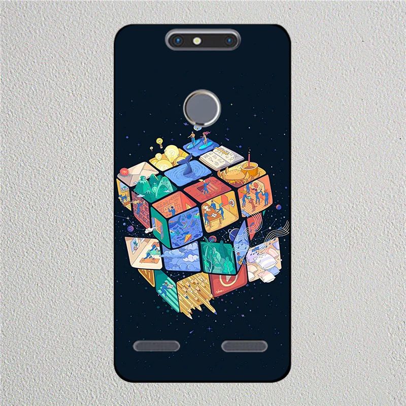 Милый чехол с изображением кота для ZTE Blade V8 V 8 Lite рельефным мультяшным дизайном Mini