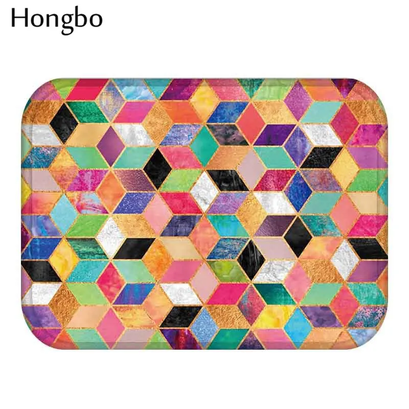 Hongbo 40*60 см нескользящий коврик с геометрическим рисунком дверные коврики для