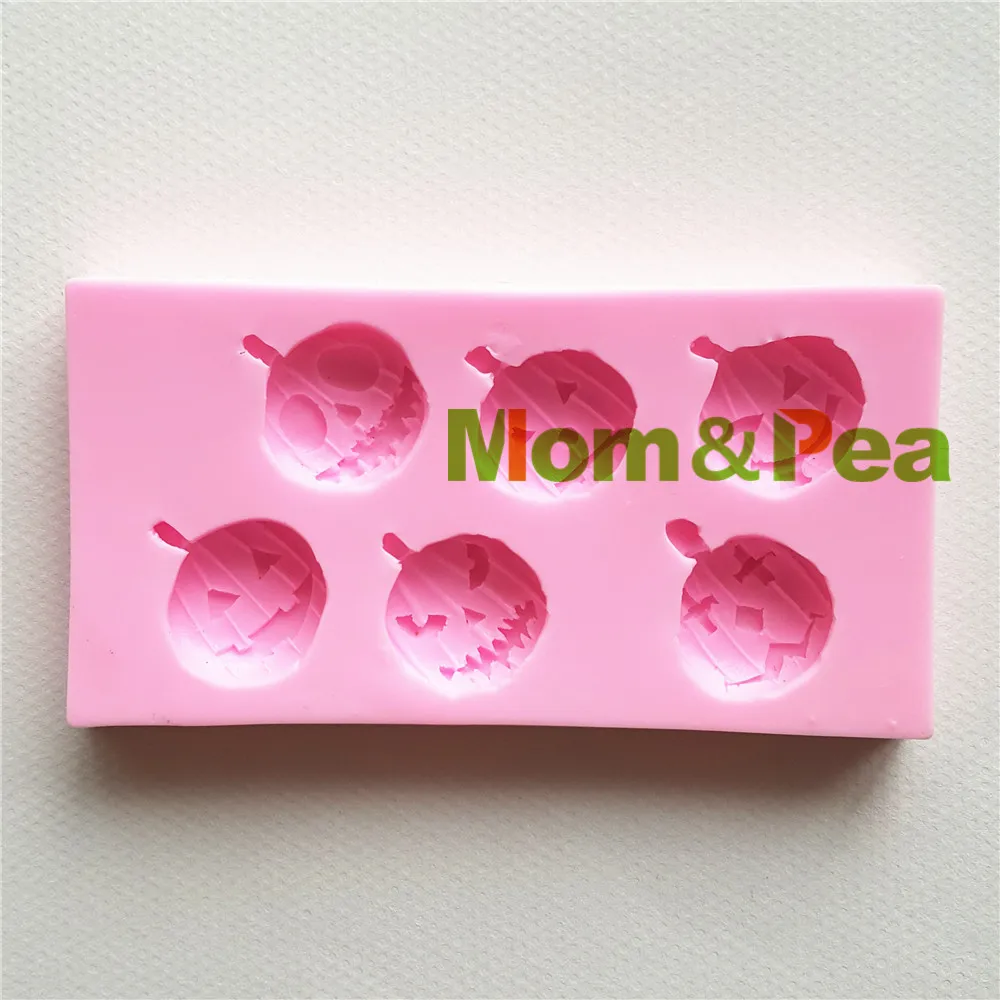 Силиконовая форма в форме головы тыквы Mom & Pea MPA1724 украшение для торта 3D мастики