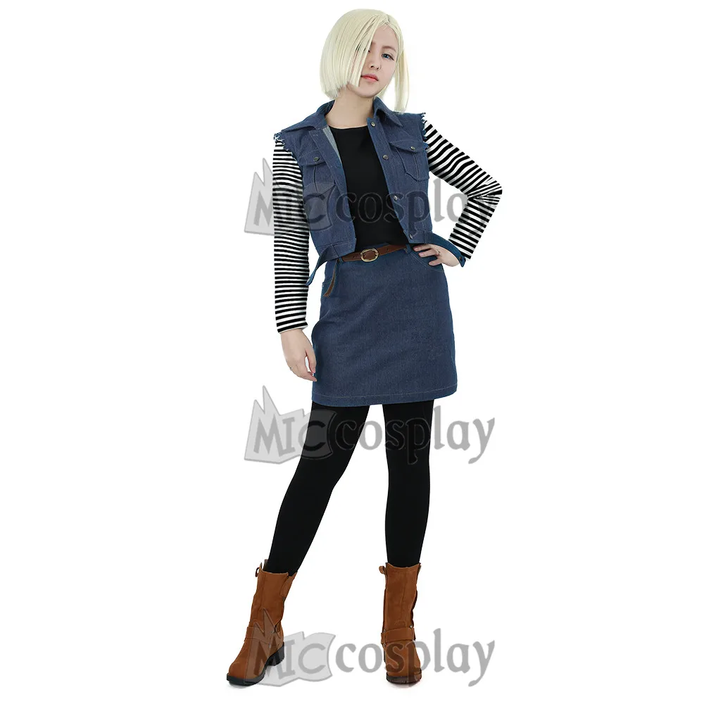 Android 18 косплей костюм Женская одежда|android cosplay|cosplay costumecosplay costume women |