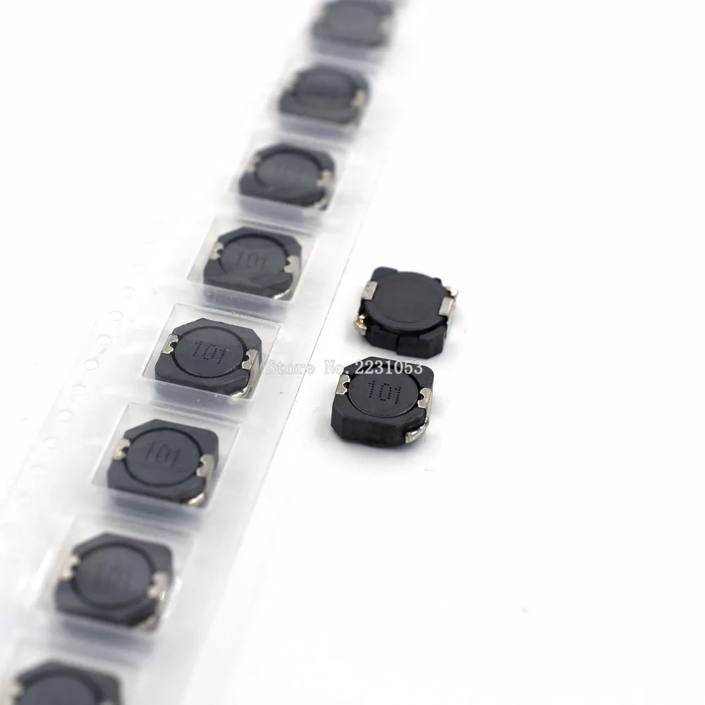 10 шт./лот 10*10*4 мм SMD силовой индуктор 100uH 100uh 101 CDRH104R индуктивность провода чип