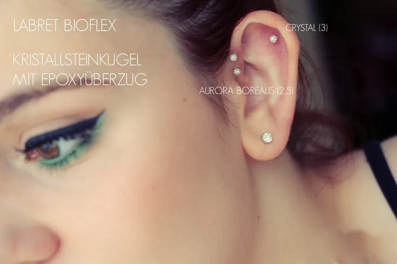 G23titan внутренняя нить 4 мм беруши с кристаллами туннель для Tragus Anti Helix Conch Daith titanium украшение для пирсинга губ