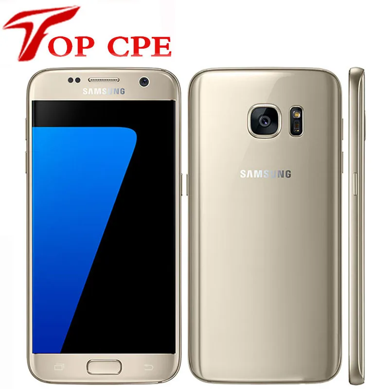 Разблокированные оригинальные мобильные телефоны Samsung Galaxy S7 4G LTE G930F G930V G930p 5 1