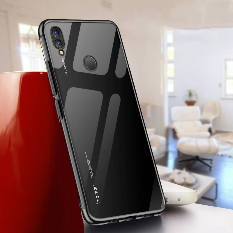 Роскошный Ультратонкий силиконовый мягкий чехол для huawei Y6 Y7 Pro Prime MRD-LX1F DUB-LX1 Honor 8A JAT-LX1 чехол