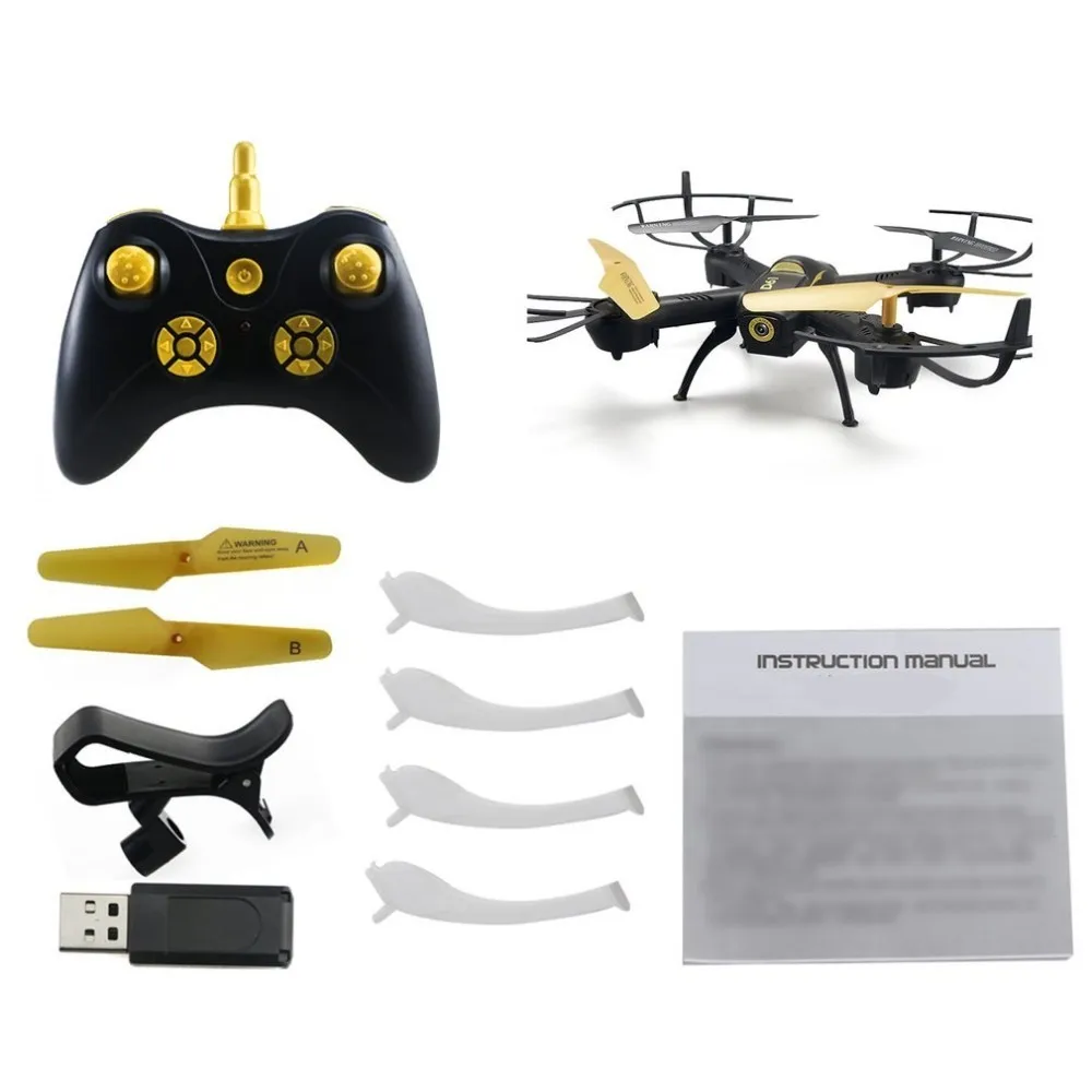 Квадрокоптер с Wi Fi FPV 2 4G RC селфи видео камера самолет UAV удержание высоты 360