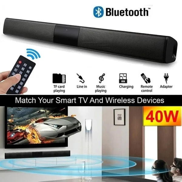 Новинка 2021 звуковая панель 330/550 мм беспроводные звуковые панели Elecder с Bluetooth для