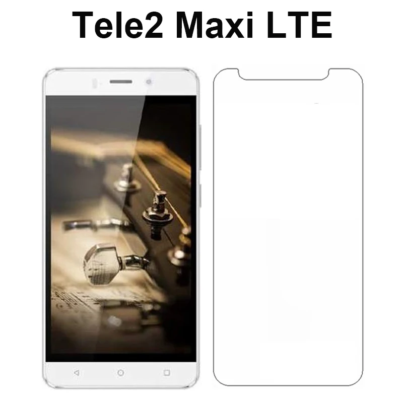 2 шт. ультра тонкое закаленное стекло для Tele2 Maxi LTE Защитная пленка экрана 9H 2.5D