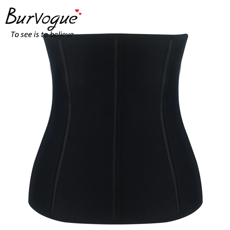 Женский латексный корсет Burvogue со стальными косточками для утягивания талии