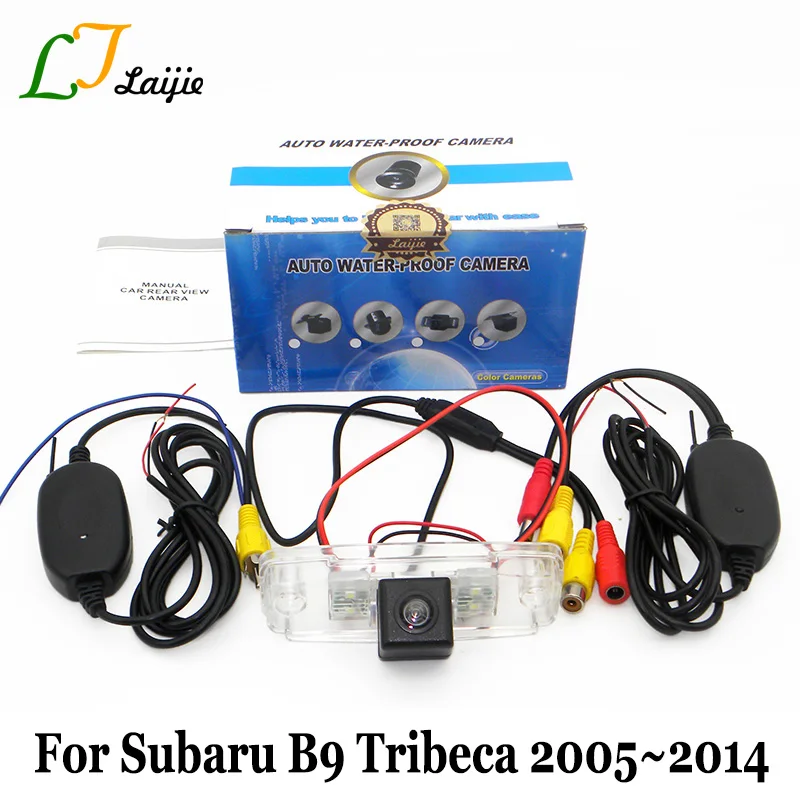 Беспроводная задняя камера для Subaru B9 Tribeca 2005 ~ 2014 / HD CCD ночное видение резервная
