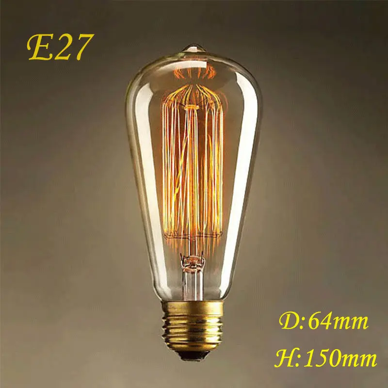 lightinbox LED Bulb E27 Antique Retro Vintage 220V 40W Edison Incandescent Tungsten Lamp Light MT13 | Игрушки и хобби