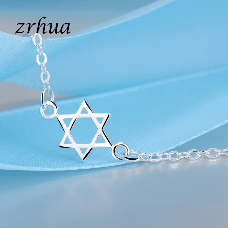 ZRHUA, Ретро стиль, мода 925, Серебряные ножные браслеты для женщин, богемный, летний, пляжный, сглаза, цепочка, браслет, ювелирные изделия для ног,, подарки