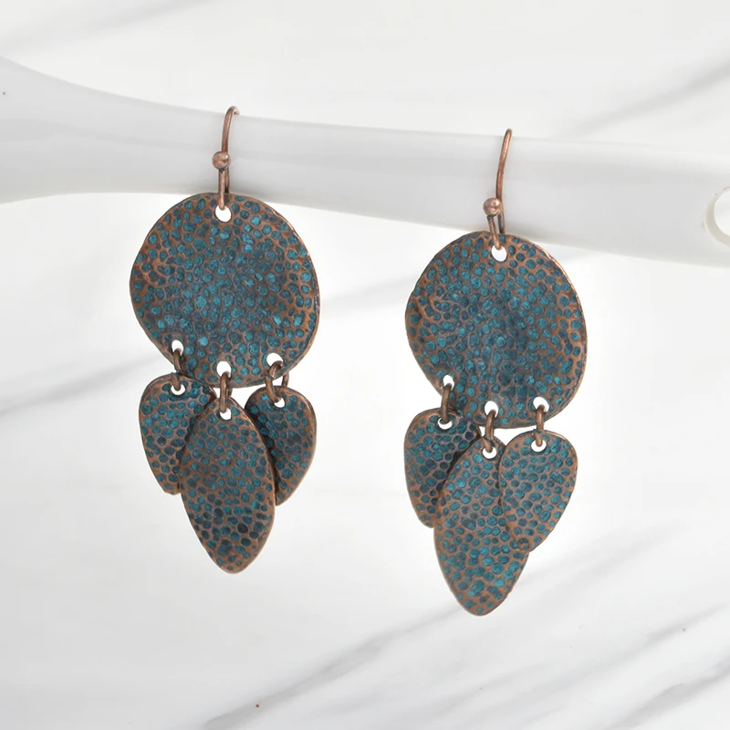 Geometric Earrings Creative Jellyfish Shape Cute Retro Indian national style Drop earrings for Women Jewelry | Украшения и