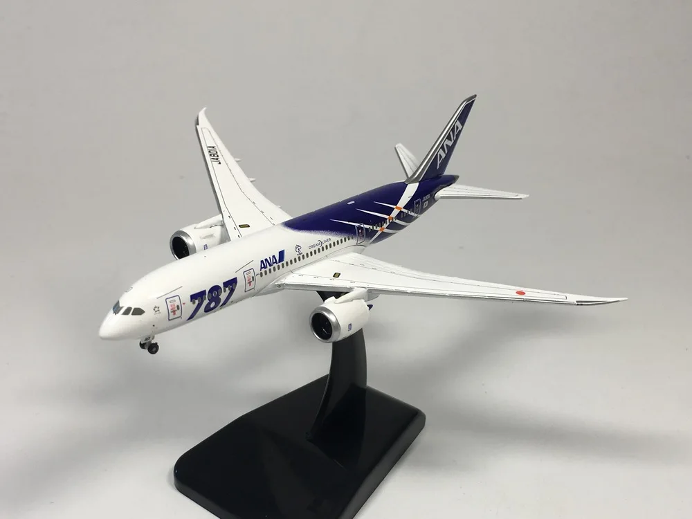 Hogan 1:500 ANA Boeing B787 8 JA801A Dreamliner литье под давлением модель самолета|diecast model airplane|diecast