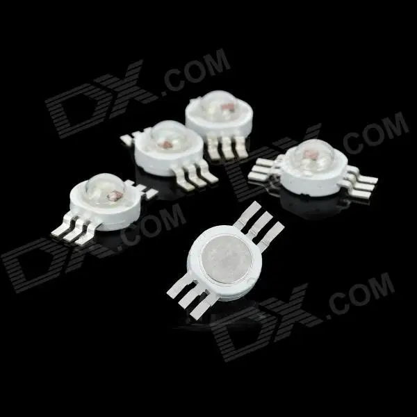 40 шт./лот Epistar DIY высокой мощности Bridgelux 3 Вт RGB светодиодный чип модуль бусин