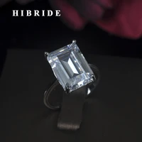 hibride fashion jewlery aaa cubic zirconia engagement ring white gold color anillos mujer bridal wedding jewelry r 199