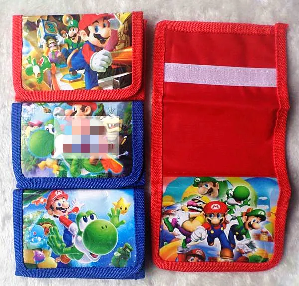 1 шт. 11*8*18 см сумка для денег Super Mario мини портмоне кошелек Рождественская