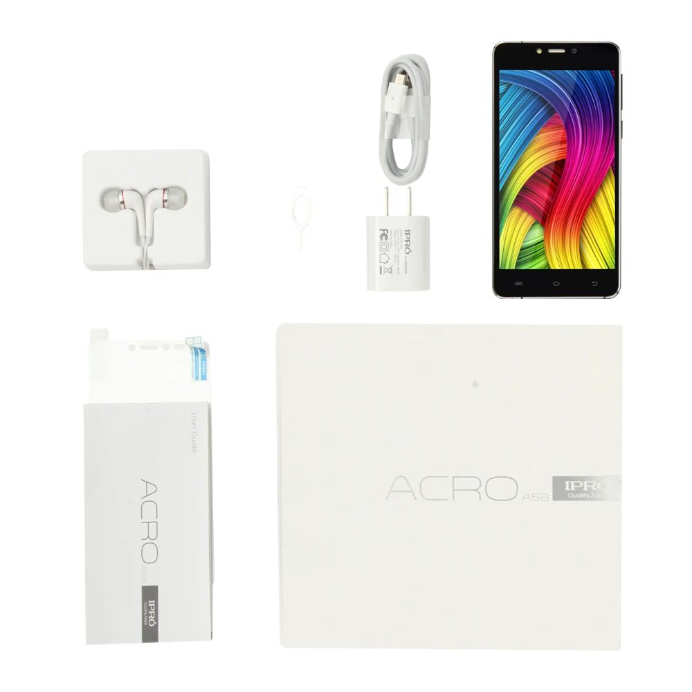 IPRO A58 5 85 мм ультратонкий мобильный телефон 0 дюймов MTK6582 Celular Android смартфон 2 Гб ram 16