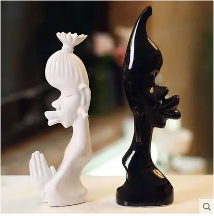 Керамический в африканском стиле с рисунками &quotвлюбленные пары домашний декор