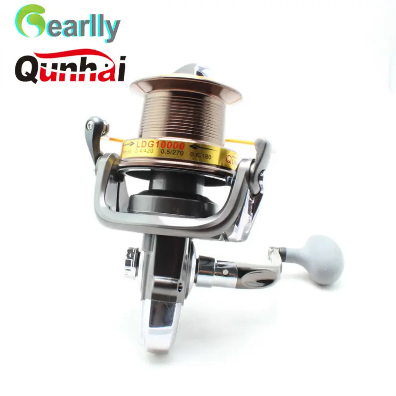 Gearlly новый бренд Qunhai Спиннинг рыболовная Катушка 13BB LDG8000-11000 4 6: 1 6BB большая игра