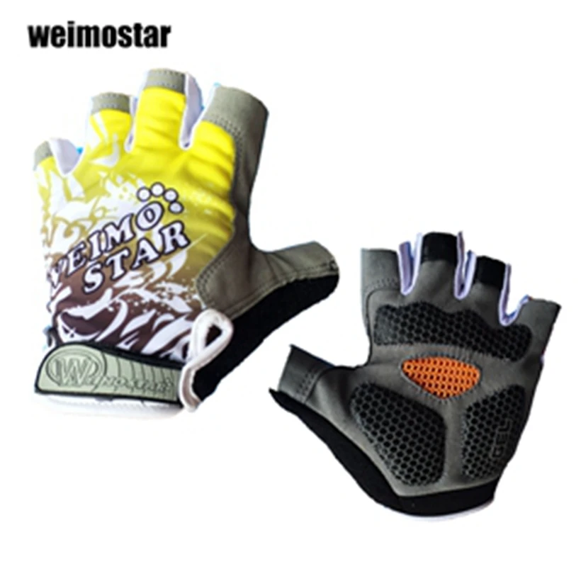 Новые велосипедные перчатки MTB с полупальцами мужские женские гоночные 4 цвета